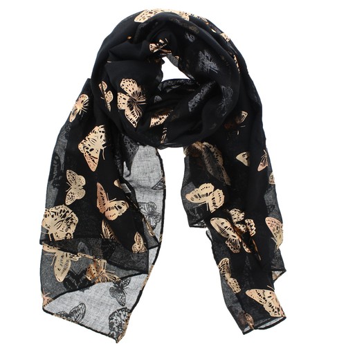 Women ladies scarf - ladies, gold
