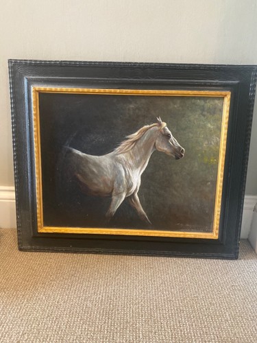 Antique vintage oil board - , on
