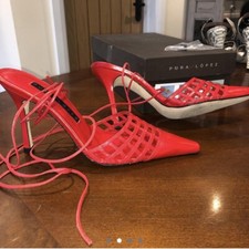 Pura Lopez Pile-Rojo Heels