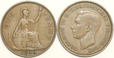 1937 to 1949 George VI Bronze Penny Your Choice of Date / Year
