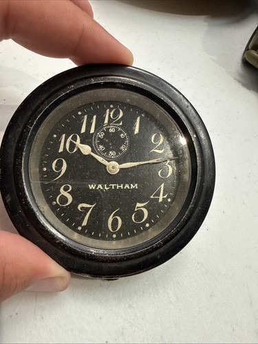 Vintage waltham dash clock - dash,