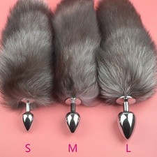 UK Women Faux Fox Tail Plug