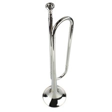 Retro flat bugle - brass,