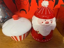 Festive Ceramic Storage Jars