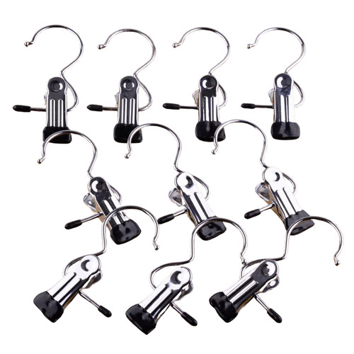 Chrome metal coat hangers - chrome,