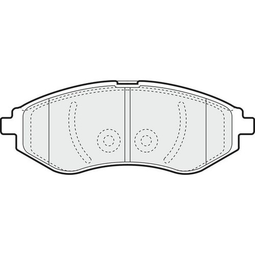 Apec blue brake pads - blue,
