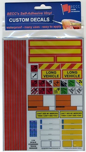Becc standard truck signage - becc,