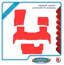 Fits Land Rover Defender L663 130 8 Seater 2020+ Premier RED tailored car mats