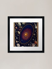 Renaissance Spcae Art Framed