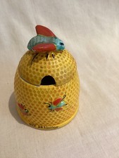 Vintage Small Japanese Marutomoware Style Honey Pot, New Brighton