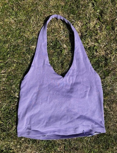 Primark purple halterneck crop - primark,