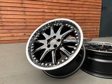 RH deep dish alloy wheels, 17inch 5x100  Vw Golf MK4 Skoda Seat etc