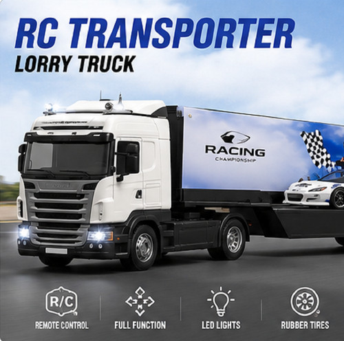 Transporter lorry truck - rc, –