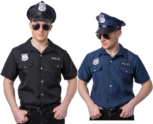 Police shirt mens policeman - shirt,