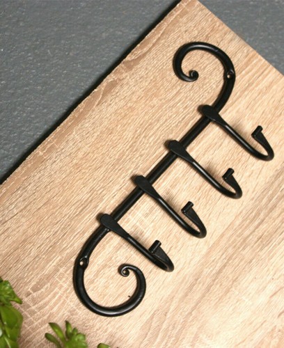 Hooks rack wall - wall, mounted
