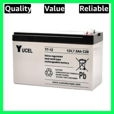 12v 7amp/hr SLA Battery, Black