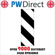 SIGN CHEVRON BLACK WHITE TR785
