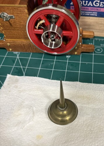 Vintage brass oil can small - vintage,