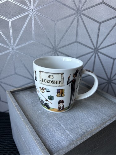 Queens fine bone china mug - bone,