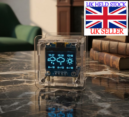 Diy esp8266 weather - weather, clock
