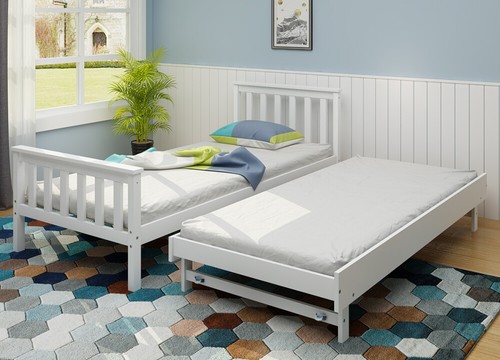 Solid pine bed frame - 2, 1