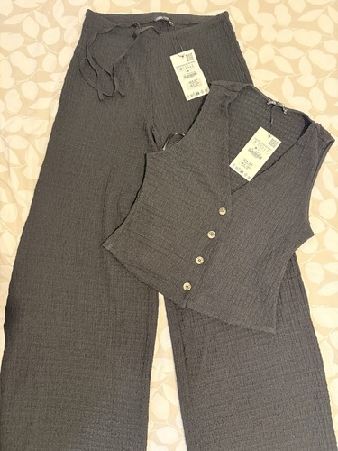 Zara black two piece set - zara,