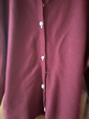 Ladies burgundy bat wing - wing, style