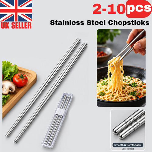 Stainless steel chopsticks - stainless,