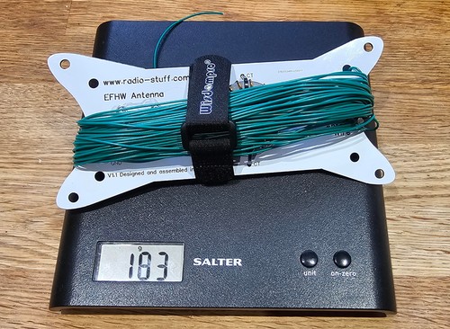 Portable end fed half wave - end,
