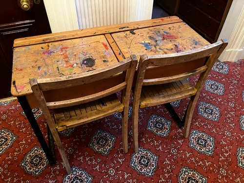 Vintage small school - vintage, double