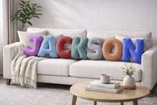 Personalised 3D Letter Cushion