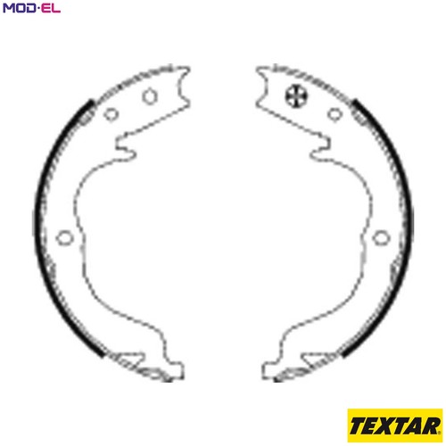 Brake shoe set parking - brake,