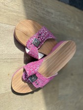 Scholl Pescura Pink Leather