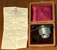 Very Rare Antique 1920s Leitz Wetzlar Dark Field Condensor for Microscope Boxed