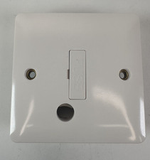 MK White 13A Fused Unswitched