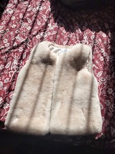 girls fur gilet