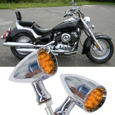 Chrome Bullet Motorcycle Turn