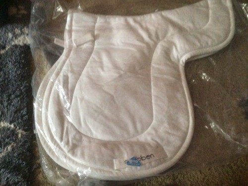 Stubben saddle pad white full - saddle,