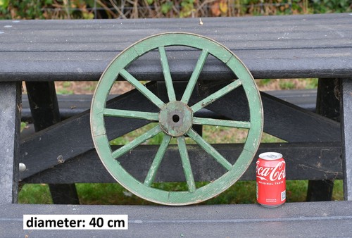 Vintage old wooden cart - , wagon