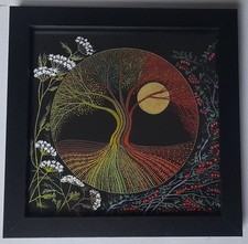 Full Moon, Cow Parsley &