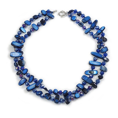 Two row layered blue shell - layered,