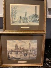 VINTAGE FRAMED LONDON SCENES