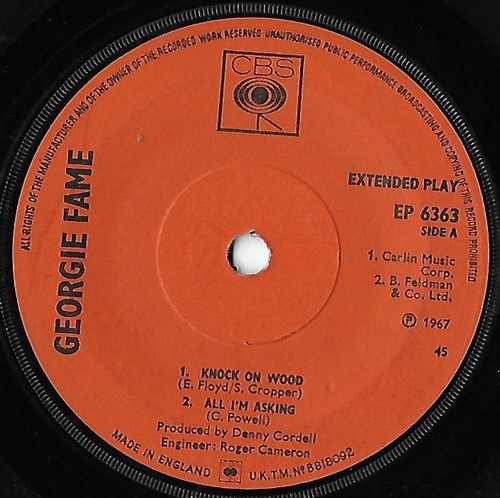 Georgie fame - fame,