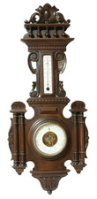 Old 74cm Big Wood Barometer