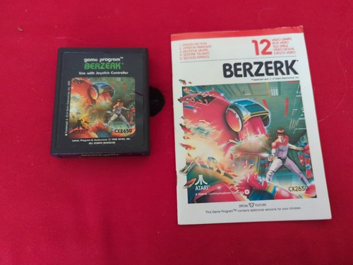 Bezerk atari 2600 cartridge - bezerk,