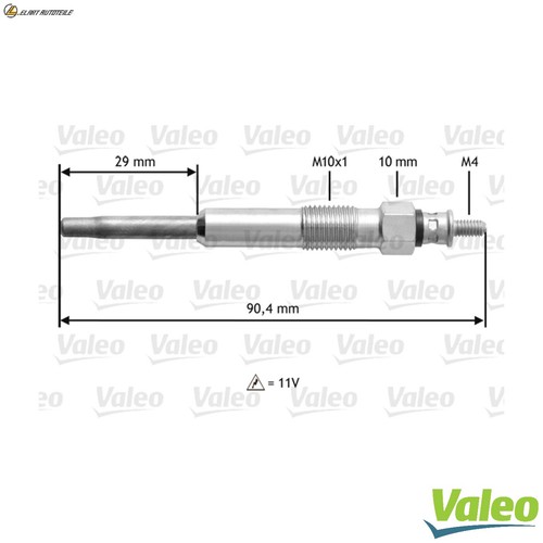 Glow plug 345101 for - 4x,