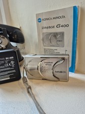 Minolta Digital Camera Dimage G400 4.0MP Silver Tested