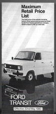 Ford Transit Mk2 Prices &