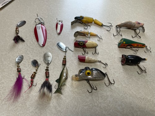 Vintage well used fishing - vintage,