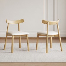 The dining chair is equipped